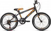 Велосипед SITIS ZERO ZR200 20" (2022) черно-серо-оранжевый