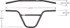 Руль BSD Raider 25.4" x 10" Flat Black